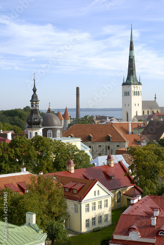 Tallinn - View from Patkuli Belvedere on Toompea Hill