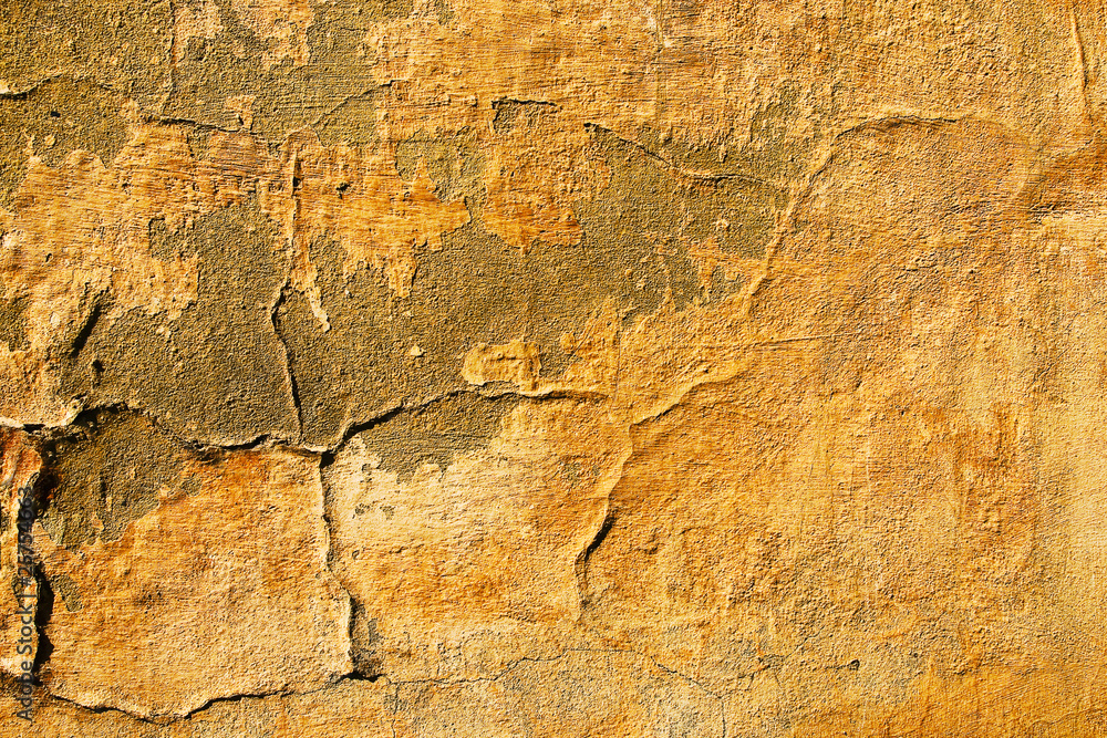 The texture of old cracked plaster. The texture of old cracked plaster.