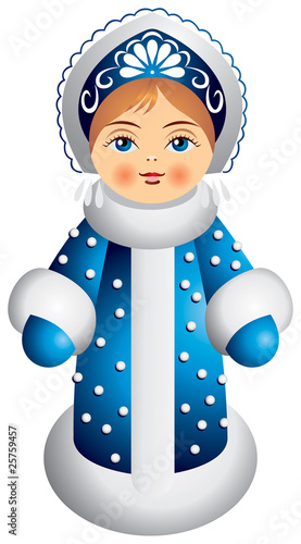 Snow Maiden, Russian winter doll