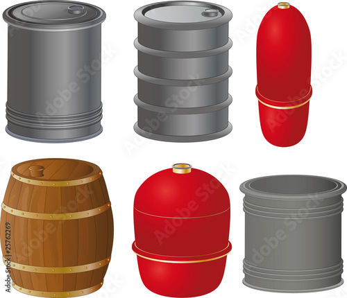 The complete set barrels