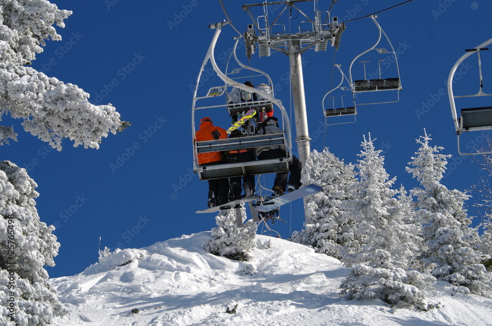 Obraz premium neige et soleil