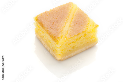 Yellow Cake Isolated