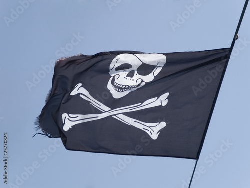 Schilderij op canvas Pirate Flag