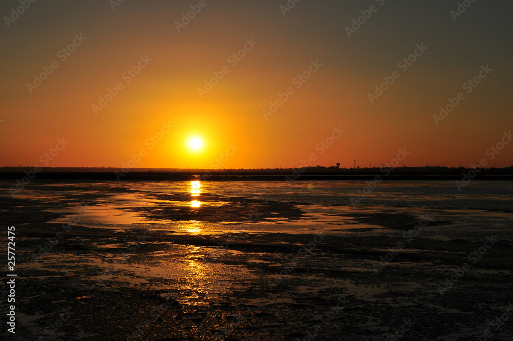 Couché de soleil à Monastir Couché de soleil à Monastir
