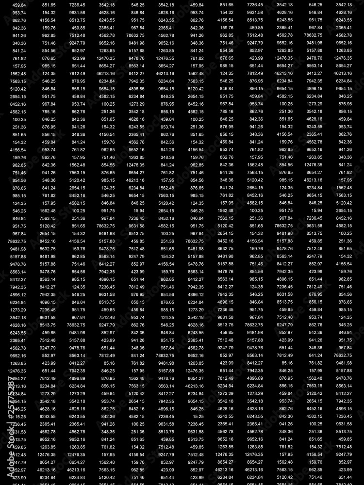 numbers numbers