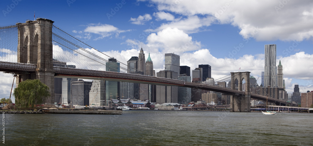 Fototapeta premium New York - Brooklyn Bridge