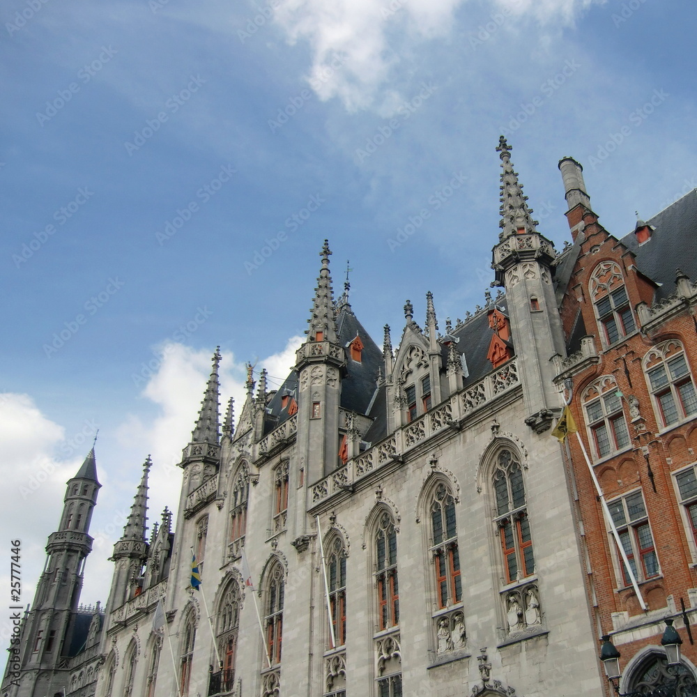 Provinzialpalast am Grote Markt in Brugge - Belgien