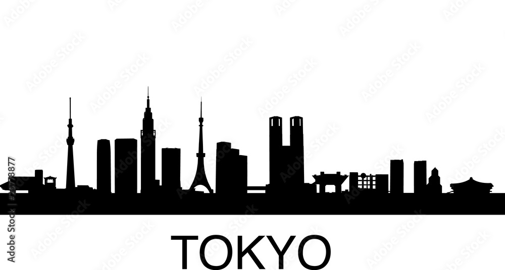 Obraz premium Tokyo Skyline