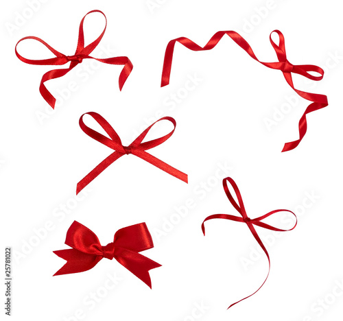 red ribbon celebration christmas birthday
