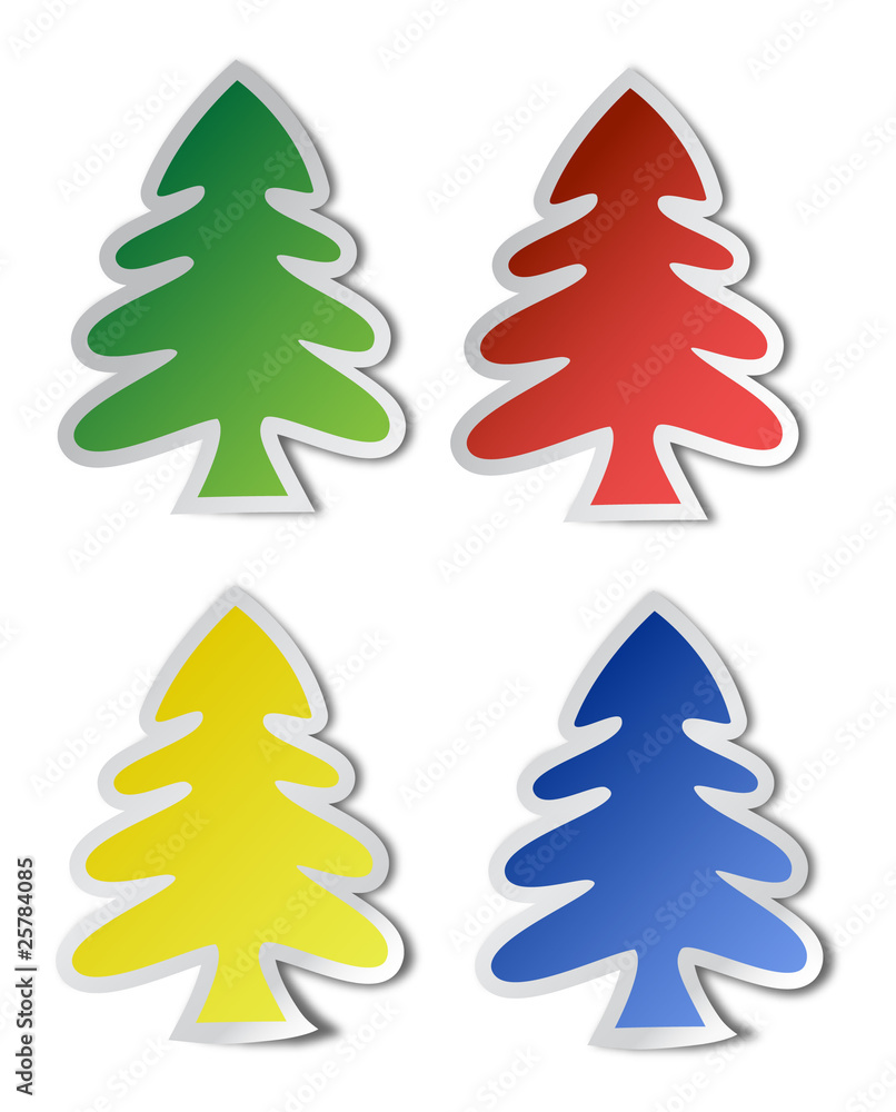 Fototapeta premium fir tree stickers