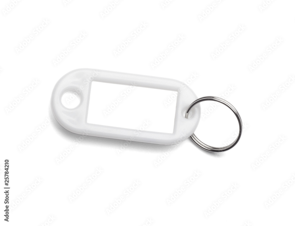 key fob label chain key fob label chain