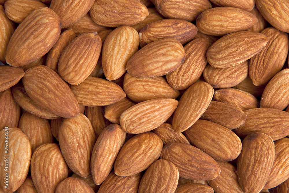 almonds background almonds background