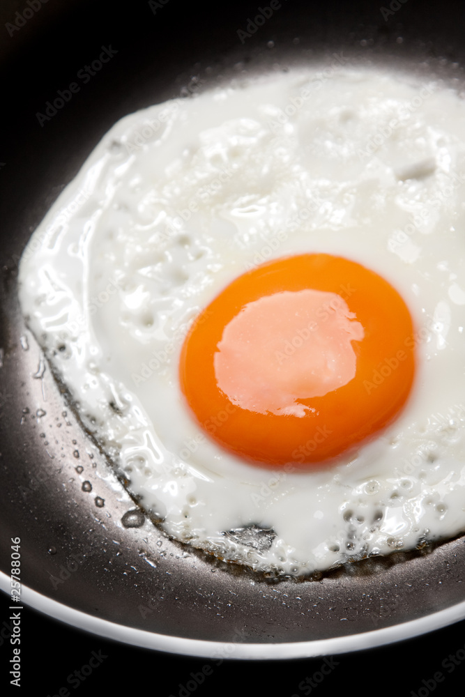 eggs in a pan eggs in a pan