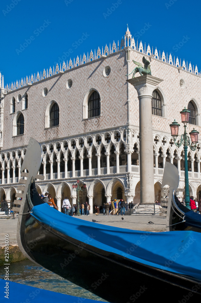 Palazzo Ducale building located at Venice, Italy