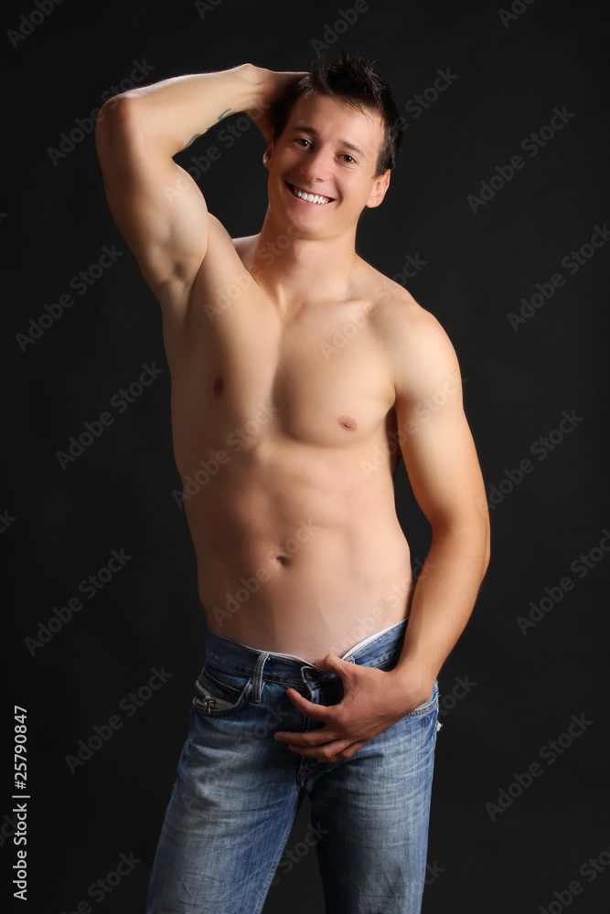 Naklejka premium Man's body 1