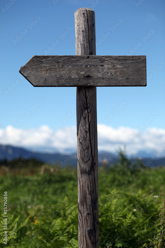 Berg Schild Berg Schild
