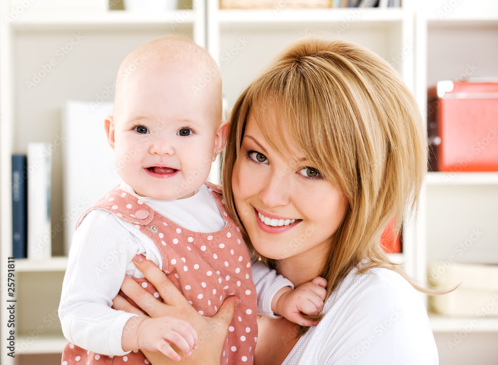 mother holding newborn baby on hands mother holding newborn baby on hands