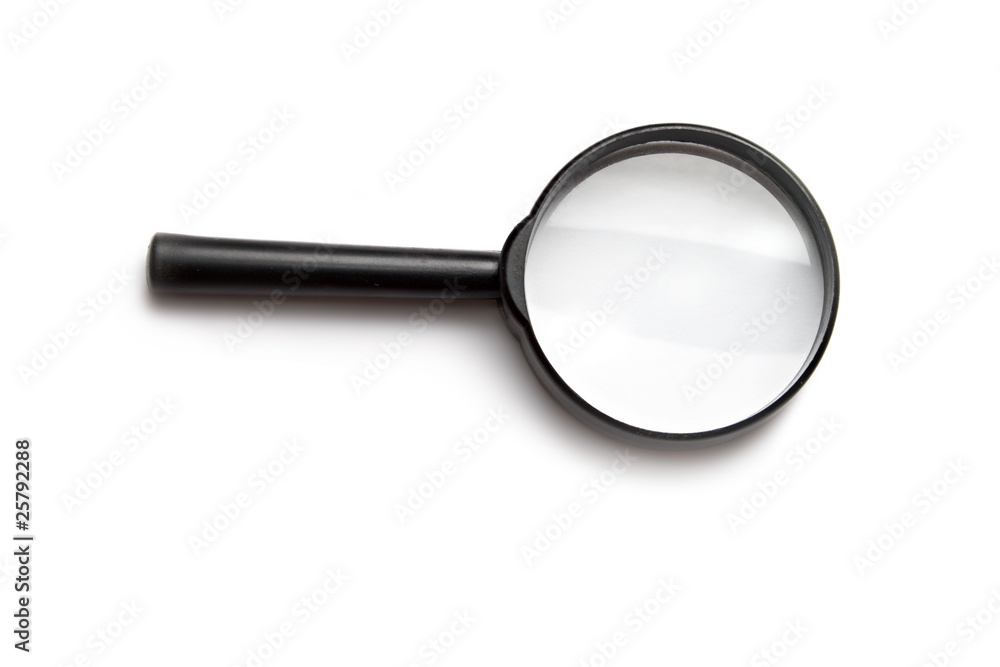 Magnifying glass isolated on the white background. Magnifying glass isolated on the white background.