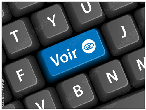Touche VOIR sur Clavier (actualités infos en direct voir bouton)