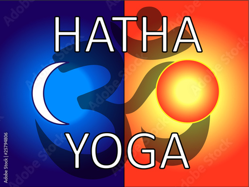 hatha yoga vector