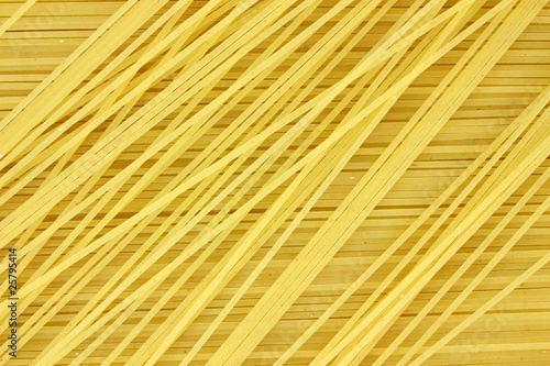 Close view of angel hair pasta