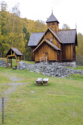 Uvdal Stavkirke, Norway photo