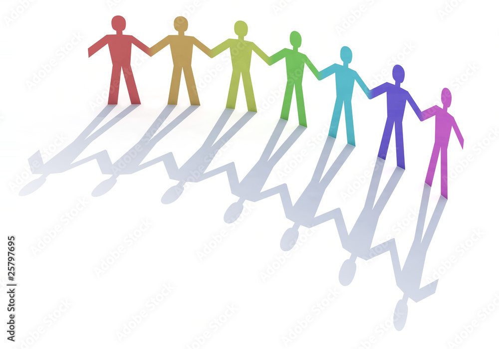 gruppo persone arcobaleno gruppo persone arcobaleno