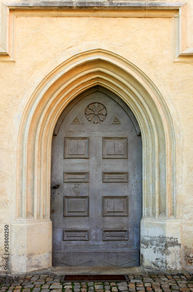 old door of a castle