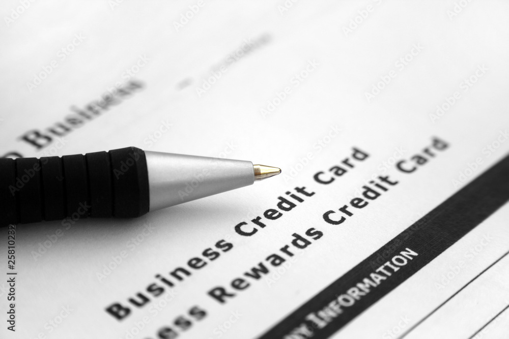 Business credit card application Business credit card application