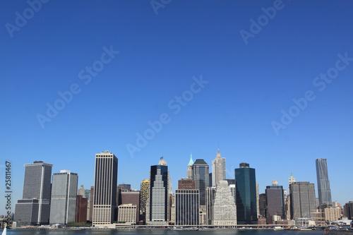 lower Manhattan Skyline  New York City