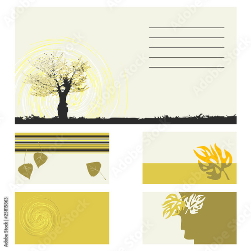 Business card - vector collection