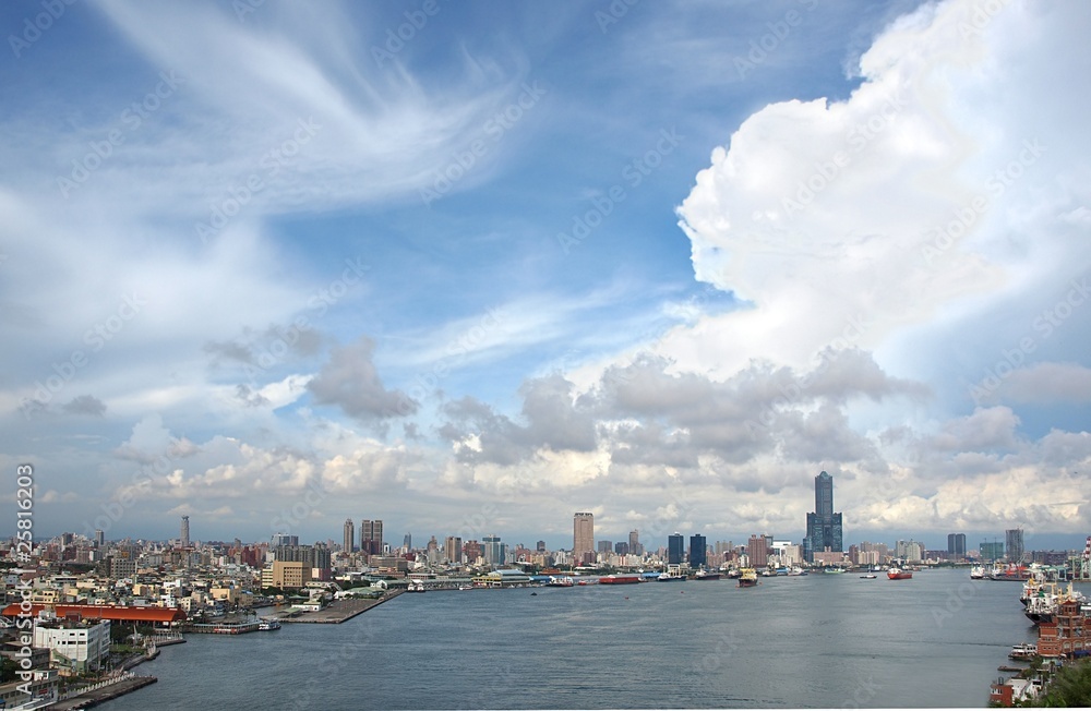 View of Kaohsiung Harbor