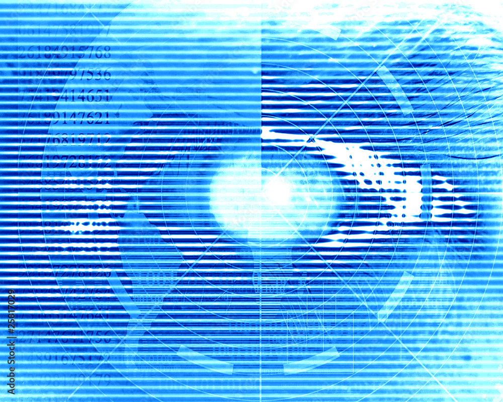 Fototapeta premium eye scan