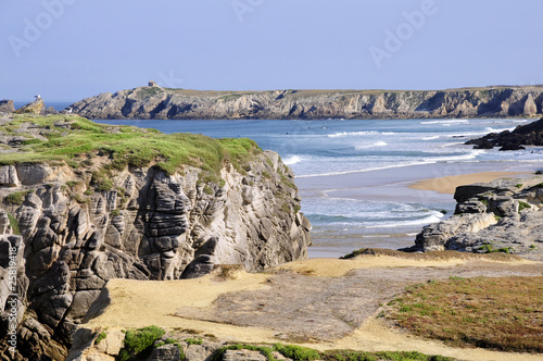 Côte sauvage de Quiberon à Port  Bara en France