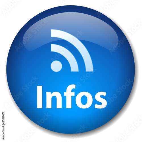 Bouton Web INFOS (actualités informations rss en ligne tv radio)