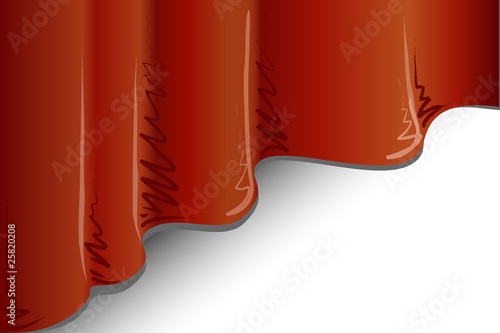 bordo tenda rossa