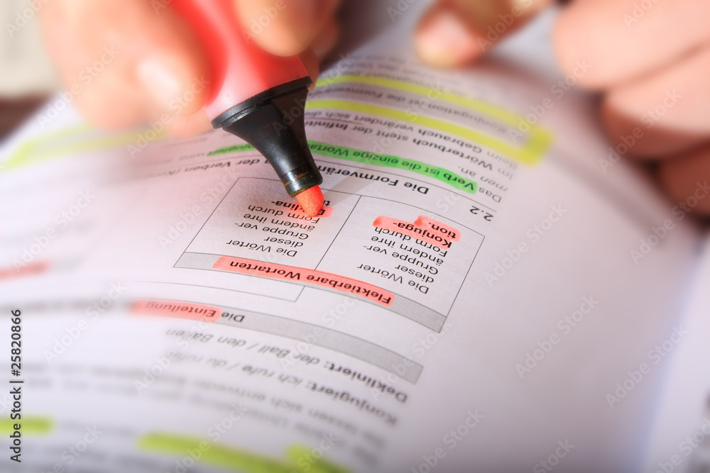 Naklejka premium Lernen