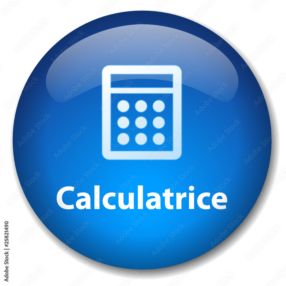 Bouton Web CALCULATRICE (mathématiques calculer en ligne outils) Stock  Vector | Adobe Stock