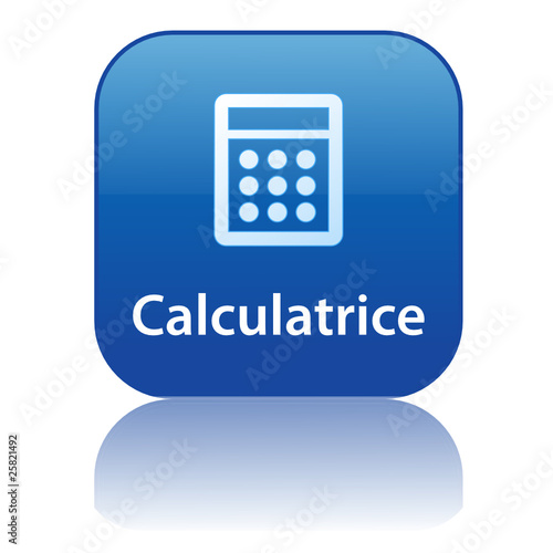 Bouton Web CALCULATRICE (calculer mathématiques en ligne outils)
