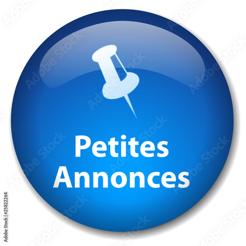 Bouton Web PETITES ANNONCES (vente achat d’occasion journal)