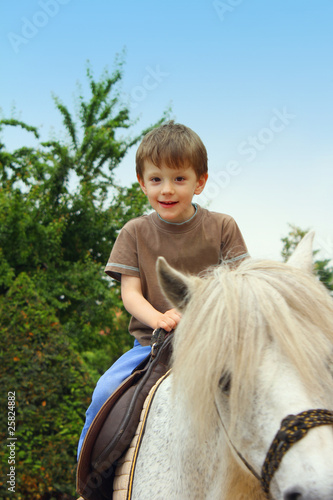 Boy on horse