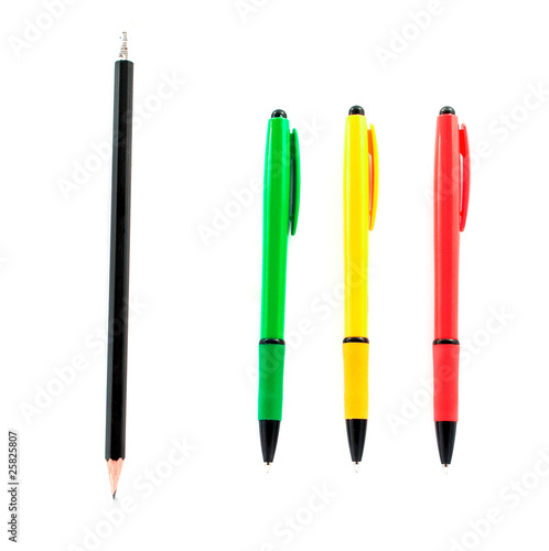 colored pens