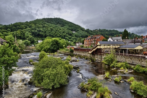 The river Dee, Llangollen photo
