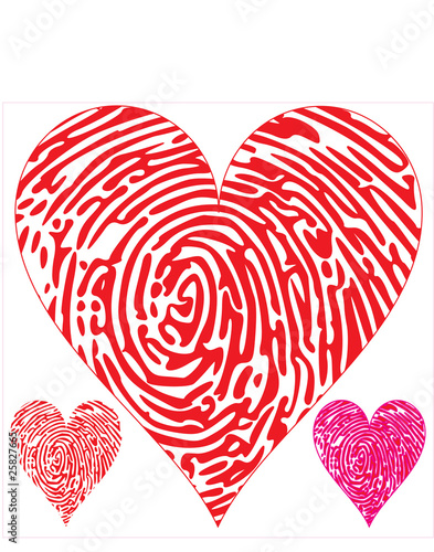 thumbprint on hearts