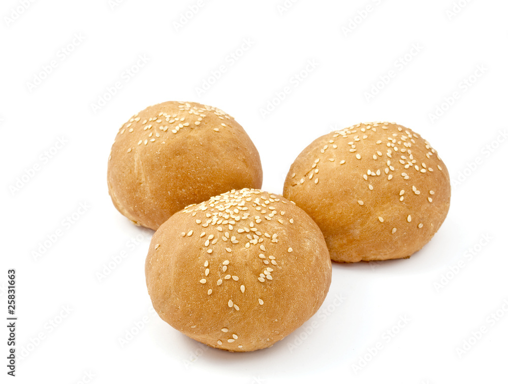 buns with sesame seeds buns with sesame seeds