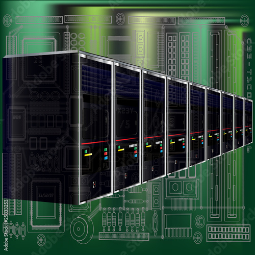 Computer Server Background