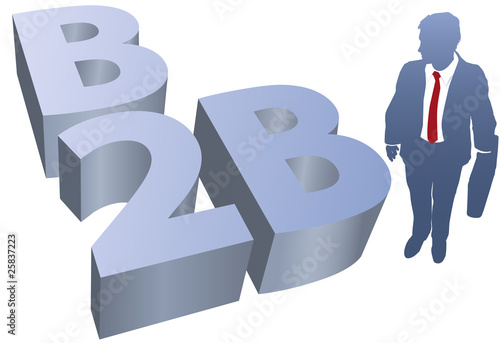 B2B Business man ecommerce