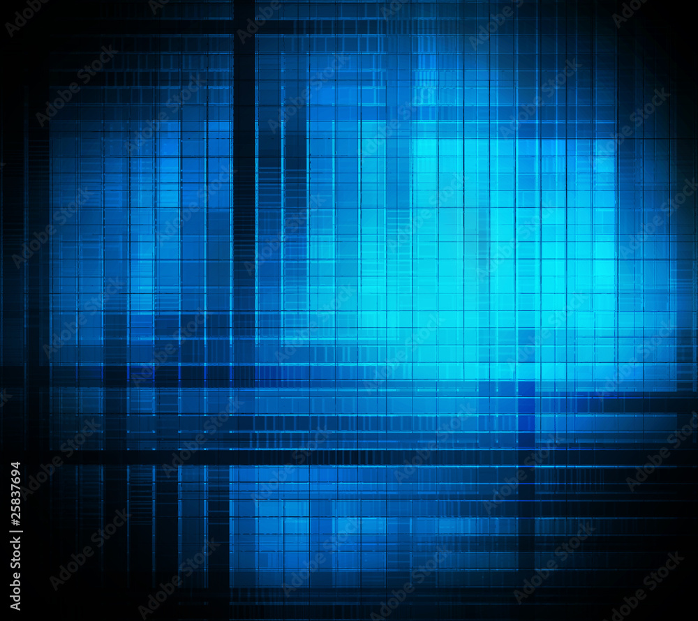 square background abstract of techno style