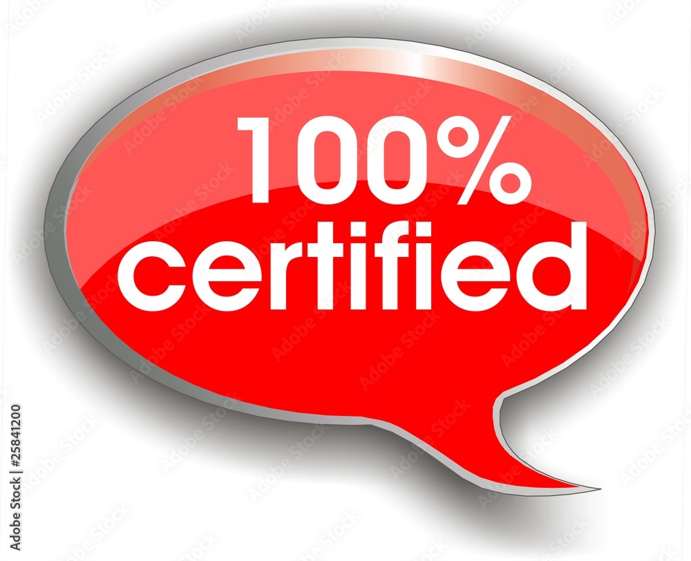 bulle 100ù certified