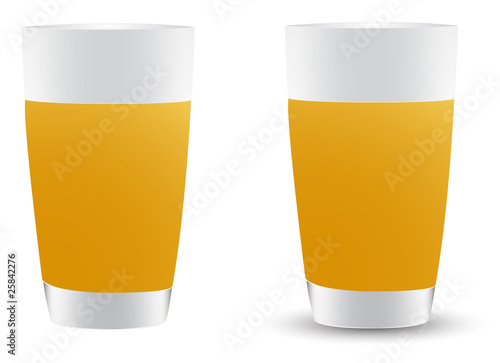 Full glass of Florida orange juice